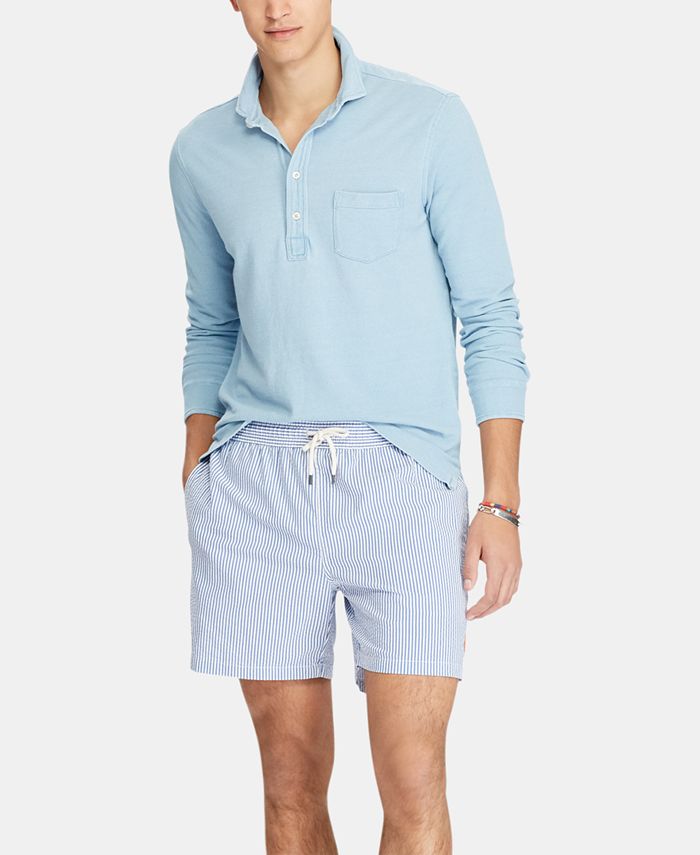 polo ralph lauren men's 5.5 traveler swim trunks