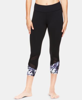 Gaiam Om Align Printed Capri Leggings 