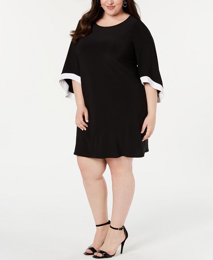 Msk Plus Size Bell Sleeve A Line Dress Macys 6939