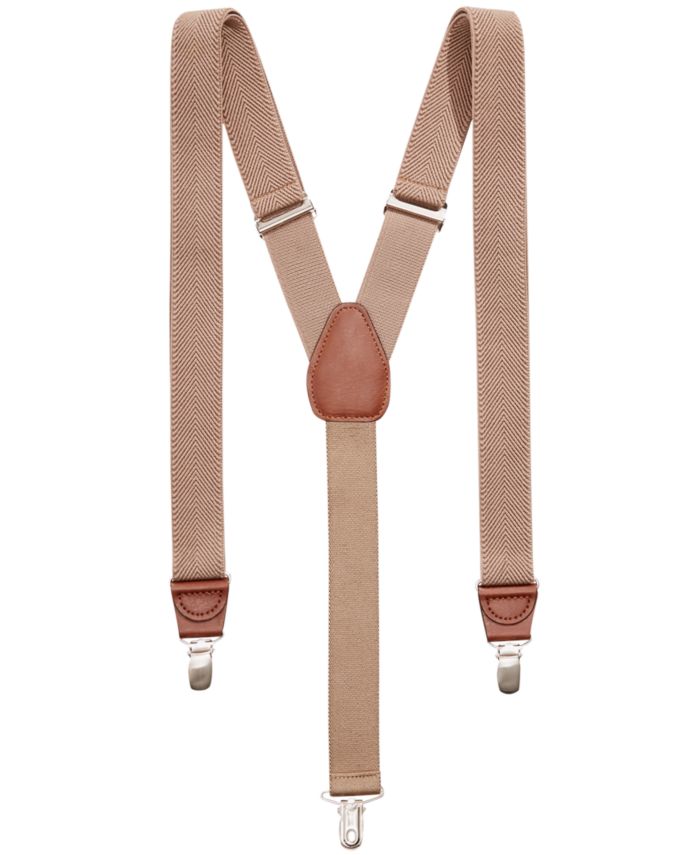 Club Room Men's Chevron Suspenders, Created for Macy's & Reviews - All Accessories - Men - Macy's