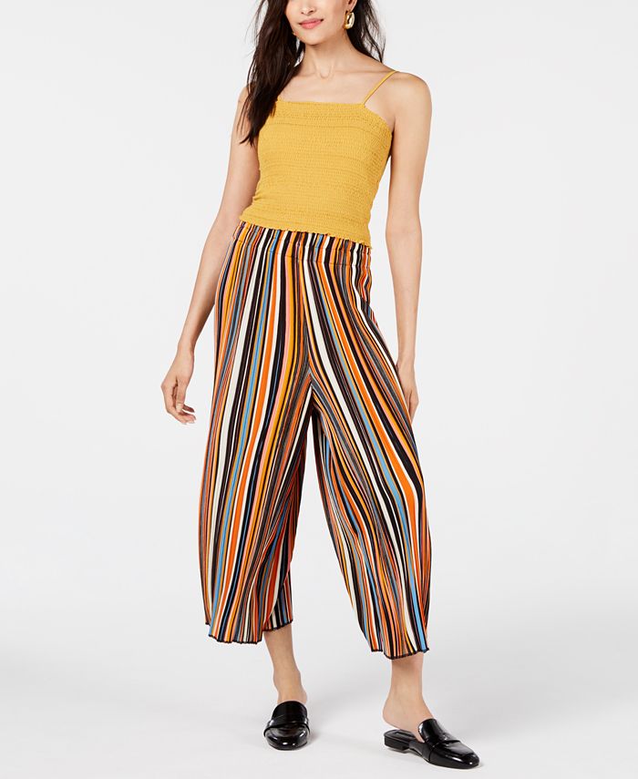 House of Polly Smocked Crop Top - Macy's