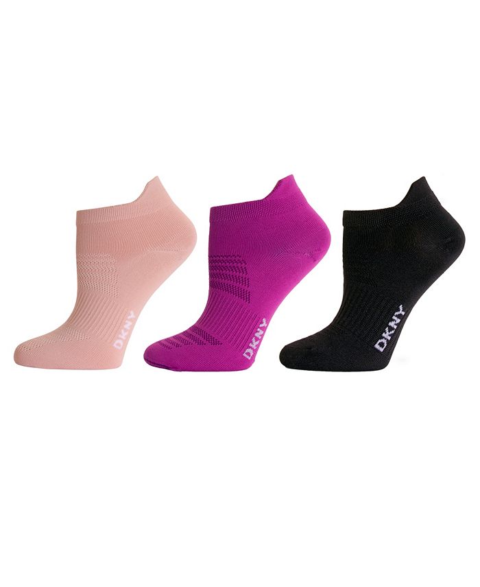 DKNY Sport Women's 3 Pack Microfiber Low-Cut Socks - Macy's