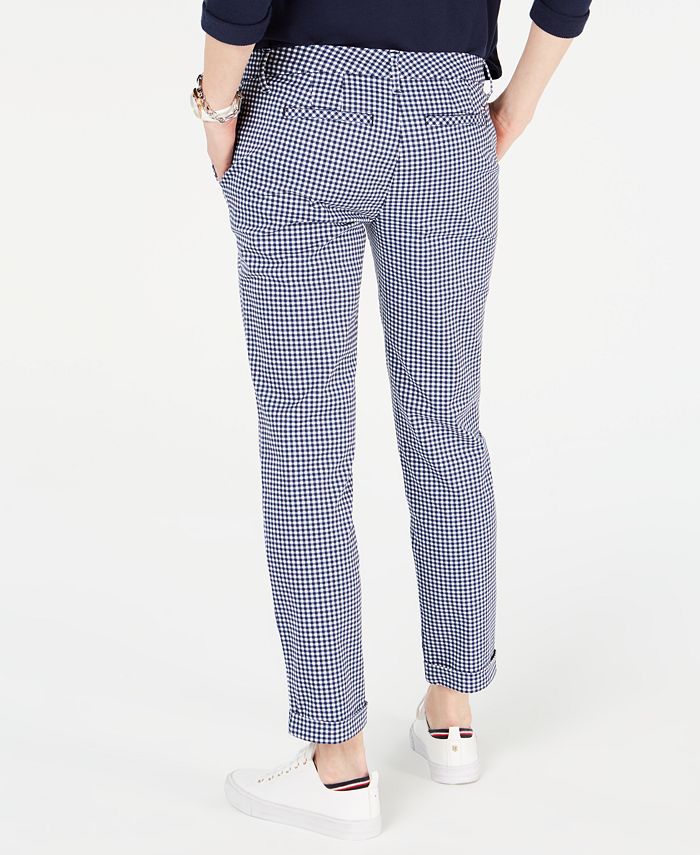 Tommy Hilfiger Gingham Chino Pants Macy's