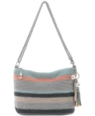 the sak casual classic crochet mini bag