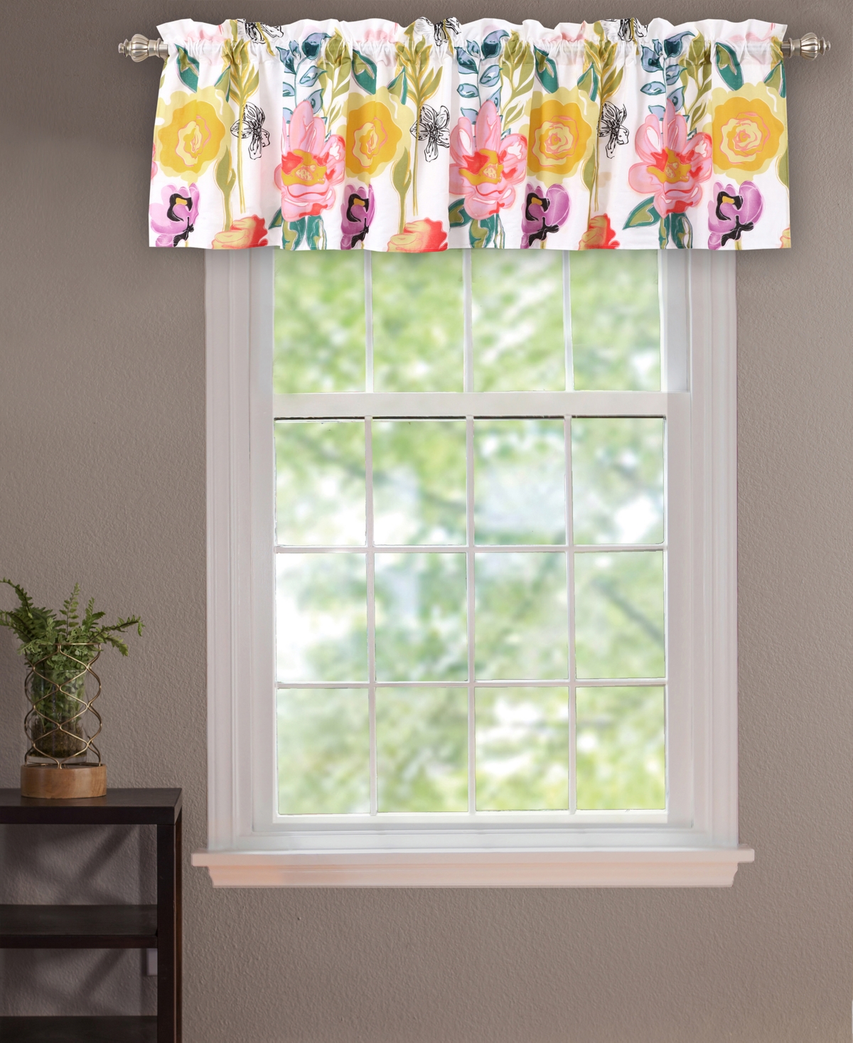 Watercolor Dream Window Valance - Multi