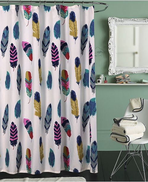 Greenland Home Fashions Dream Catcher Teal Bath Shower Curtain