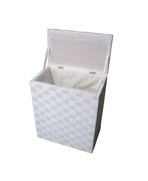 Baum Natural Cord Lined Laundry Hamper Reviews Cleaning Organization Home Macy S