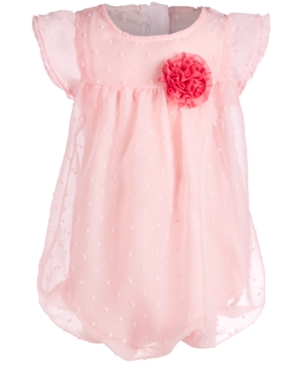 First Impressions Baby Girls Rosette Bubble Romper Created for Macy's