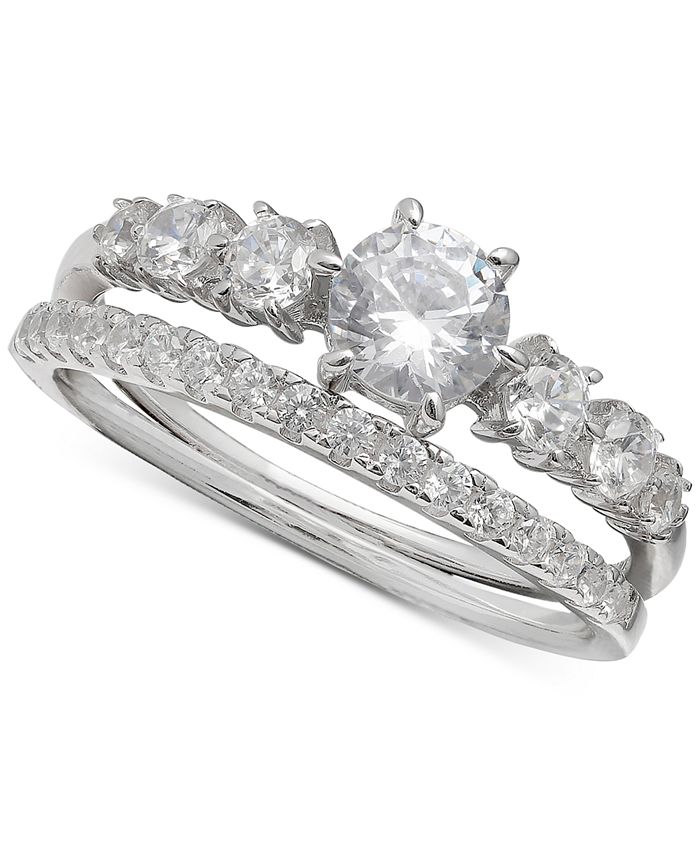 Macy's cz wedding sets hotsell