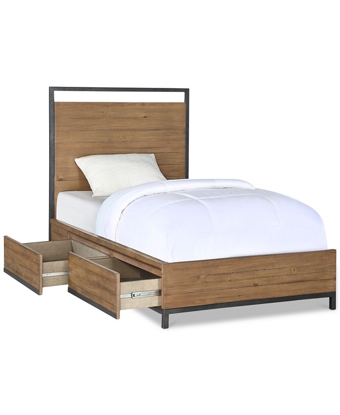 Furniture Gatlin Storage Twin Bed, Created for Macy's Macy's