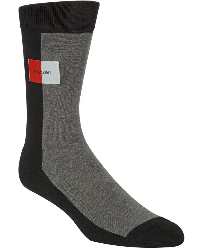 Calvin Klein Men's Colorblocked Crew Socks Macy's