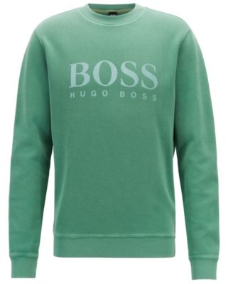 hugo boss sweatshirt green