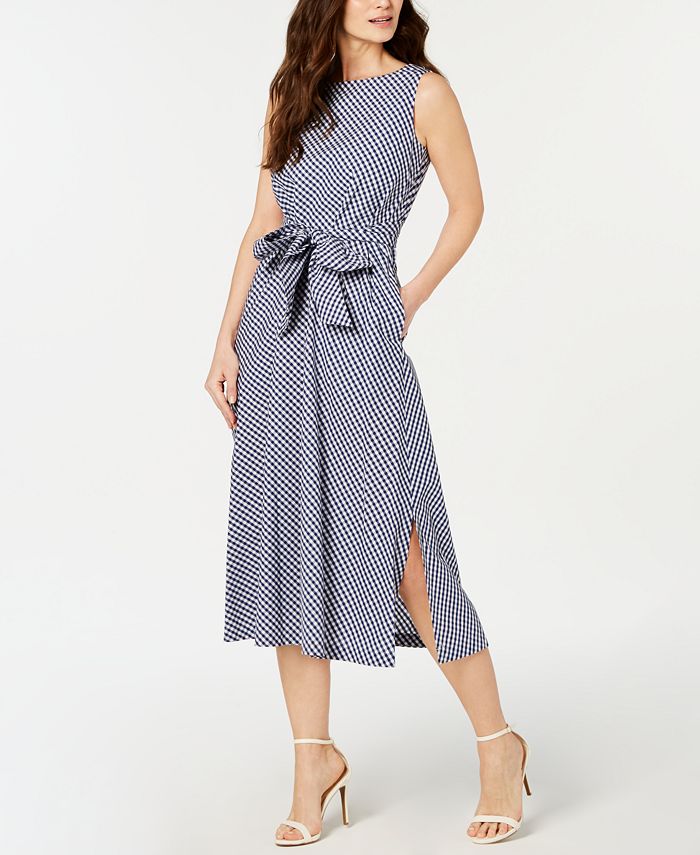 Anne klein gingham dress shop