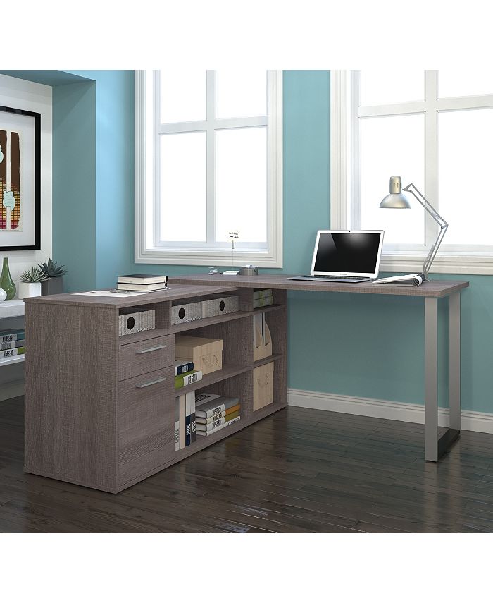 Bestar Solay LShaped Desk Macy's
