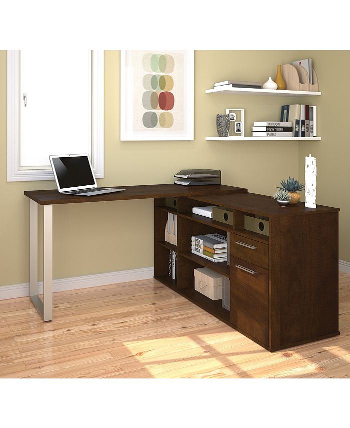 Bestar Solay LShaped Desk Macy's