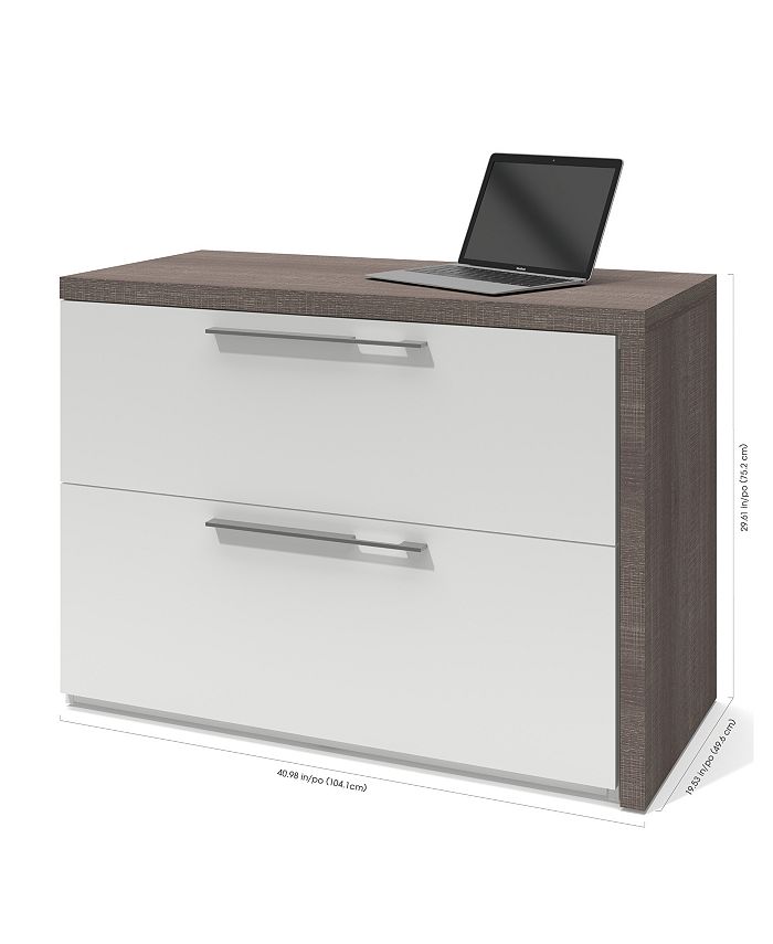 Bestar Small Space Sliding Computer Desk Macy's