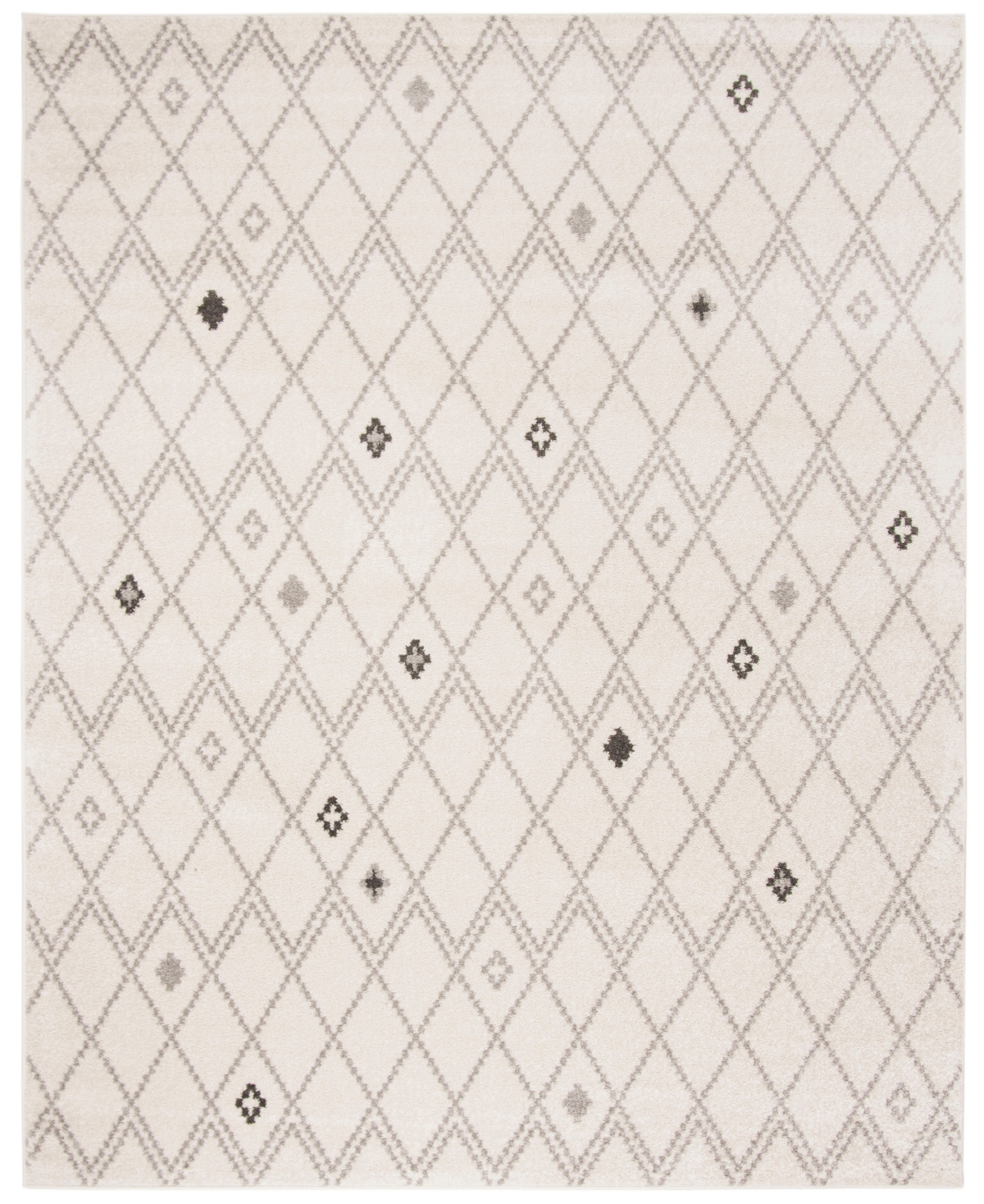 Safavieh Adirondack Ivory and Gray 9' x 12' Area Rug - Ivory