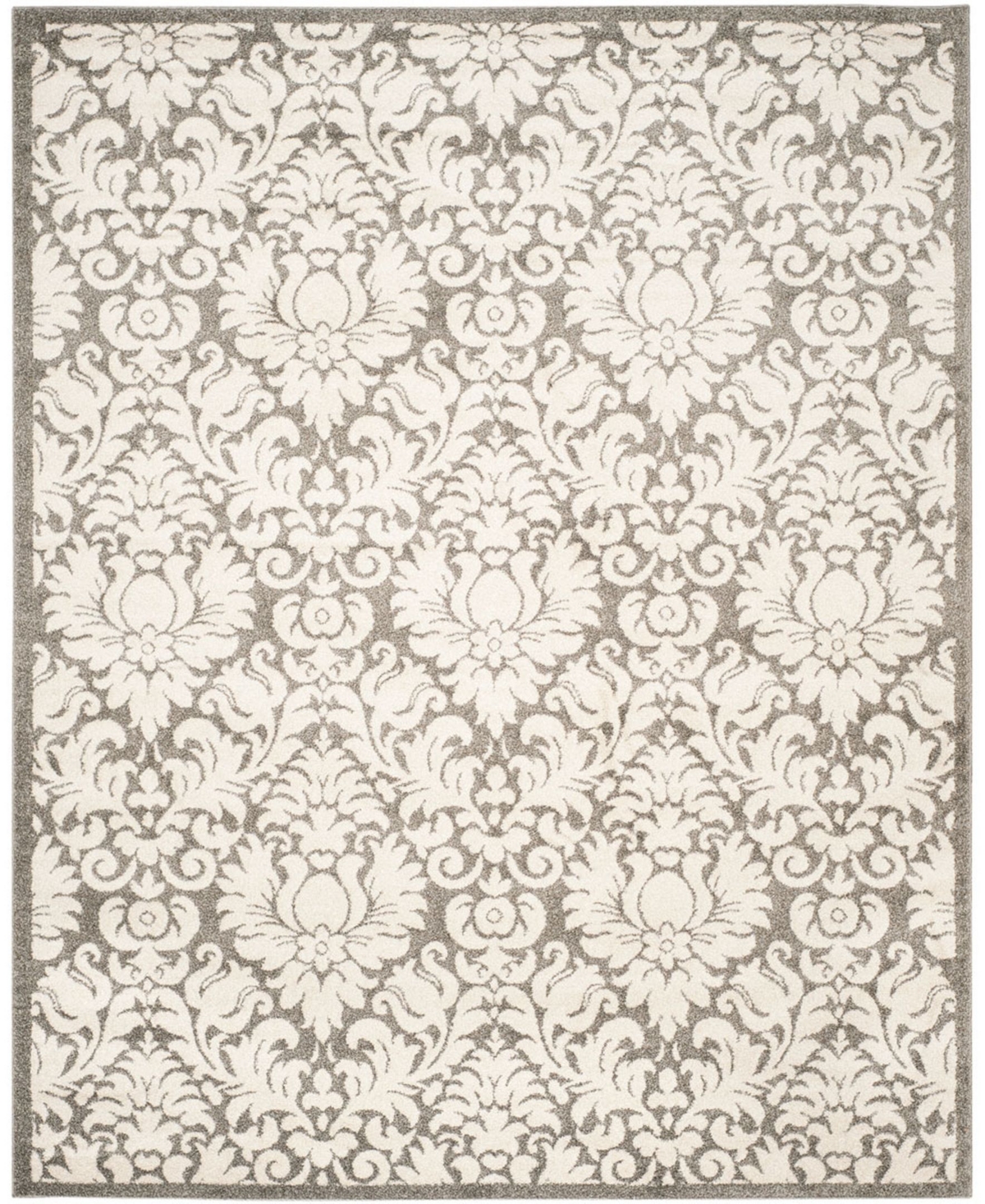 Safavieh Amherst Dark Gray and Beige 9' x 12' Area Rug - Dark Gray