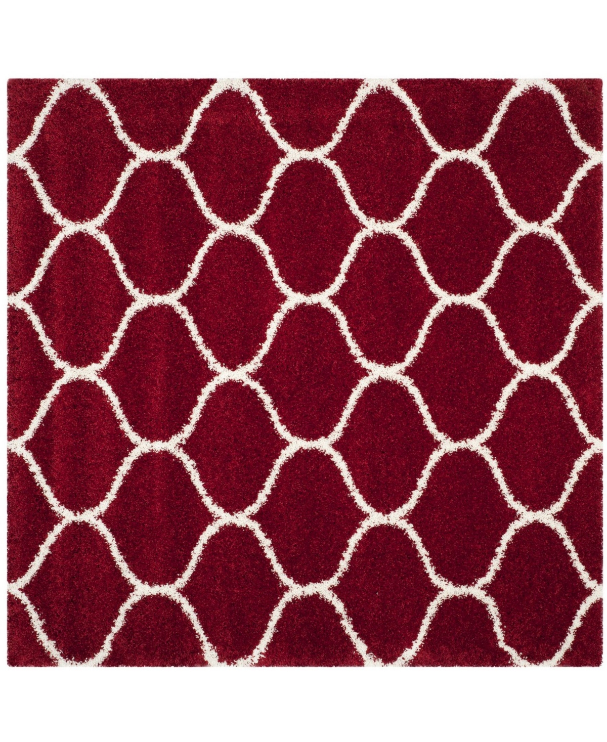 Safavieh Hudson 7' x 7' Square Area Rug - Red/Ivory