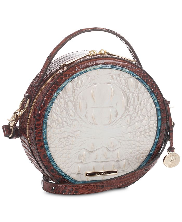 Brahmin Lane Pearl Presley Embossed Leather Crossbody Macy's