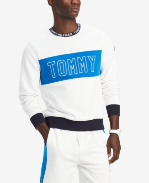 TOMMY HILFIGER MEN'S LOGO GRAPHIC SWEATER, CREATED FOR MACY'S