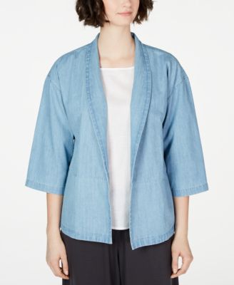Eileen Fisher - Organic Cotton Open-Front Jacket