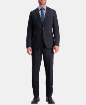 Haggar Men's Active Series Herringbone Slim-Fit Suit Separate Jacket