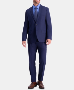 Haggar Men's Active Series Herringbone Slim-Fit Suit Separate Jacket
