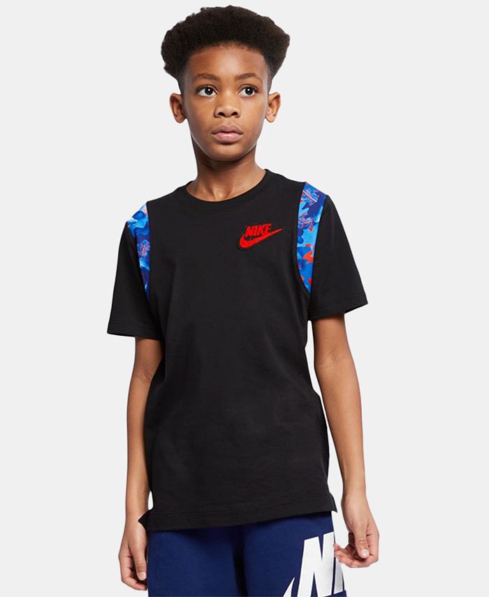 Nike Big Boys Hoopfly Graphic Cotton T-Shirt - Macy's