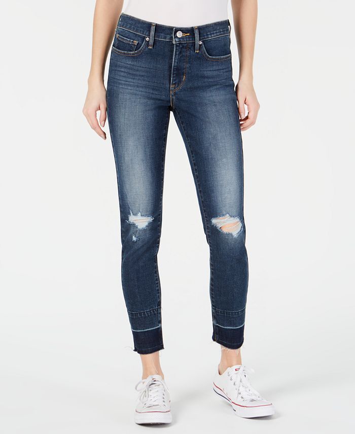 Levi's 311 Ripped Skinny Ankle Jeans & Reviews - Jeans - Juniors - Macy's