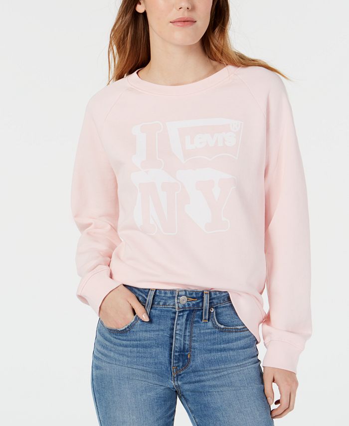 Levi's Cotton Graphic Sweatshirt - Macy's