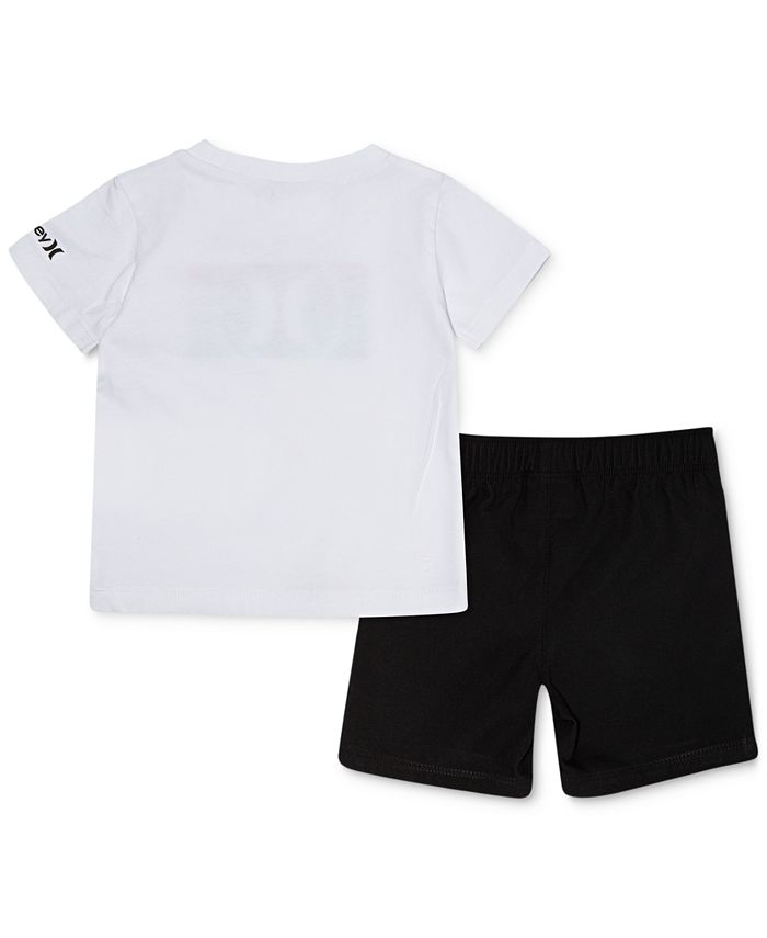 セットFCRB Hurley RASH GUARD、 SWIM SHORTS Hurley Toddler Boys Rash Guard Top & Swim Shorts, 2 Piece