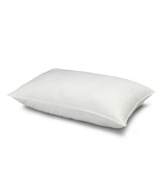 Overstuffed Gel Filled 100% Cotton Dobby -Box Shell Side/Back Sleeper Pillow - Set of Two - King