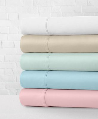 Ella Jayne Cotton Percale 300 Thread Count 4 Piece Sheet Sets Bedding In Mint