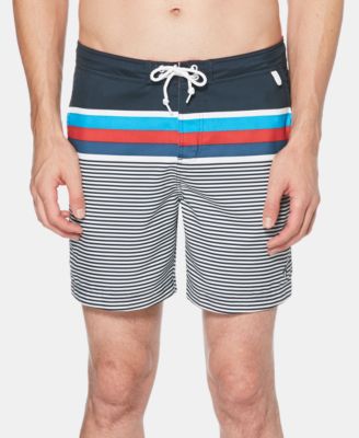 Original Penguin - Men's Stripe Swim Trunks