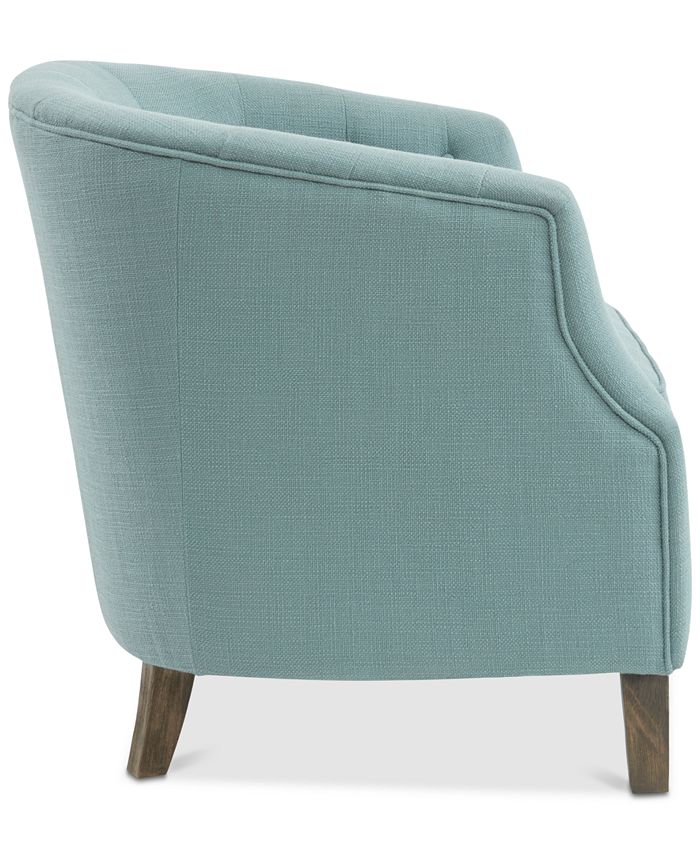 Furniture - Ansley Barrel Chair, Quick Ship