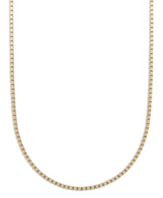 gold and silver chain necklace