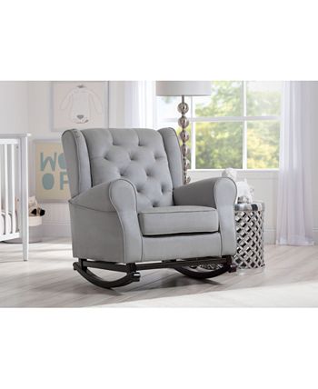 Emma tufted best sale nursery rocking chair