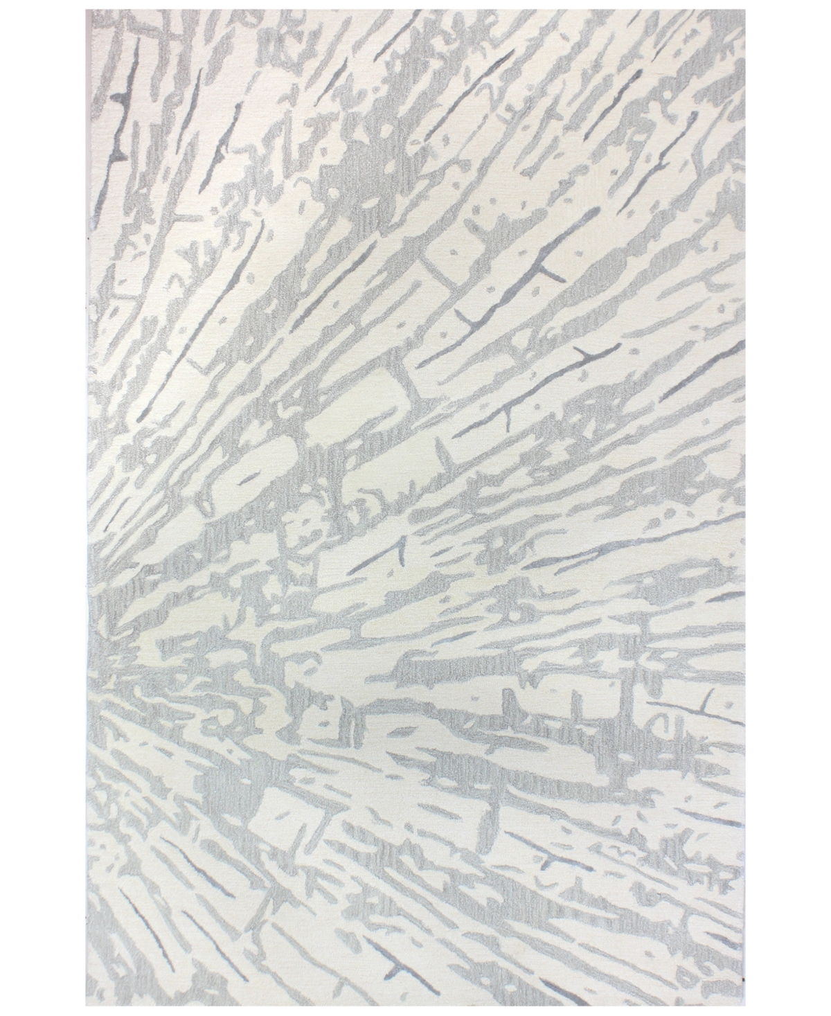 Closeout! Downtown HG362 5'6in x 8'6in Area Rug - Ivory/Grey