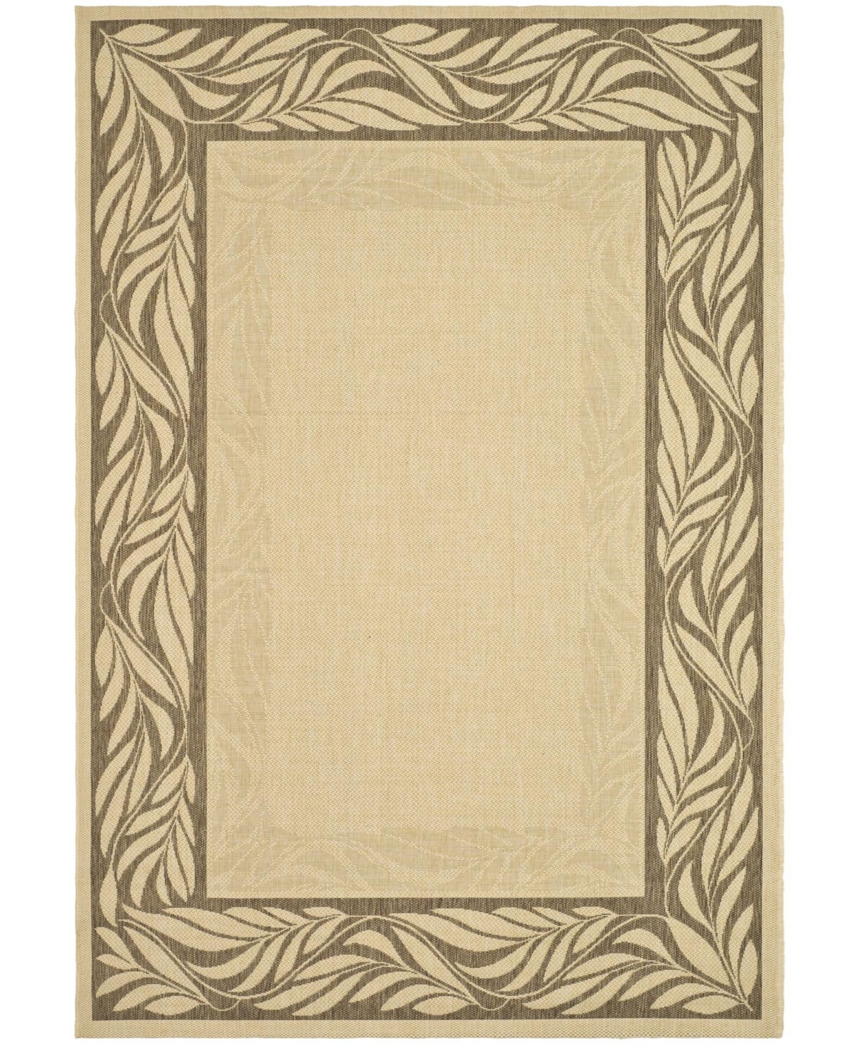 Safavieh Courtyard Natural and Brown 8' x 11' Outdoor Area Rug - Nude Or Na