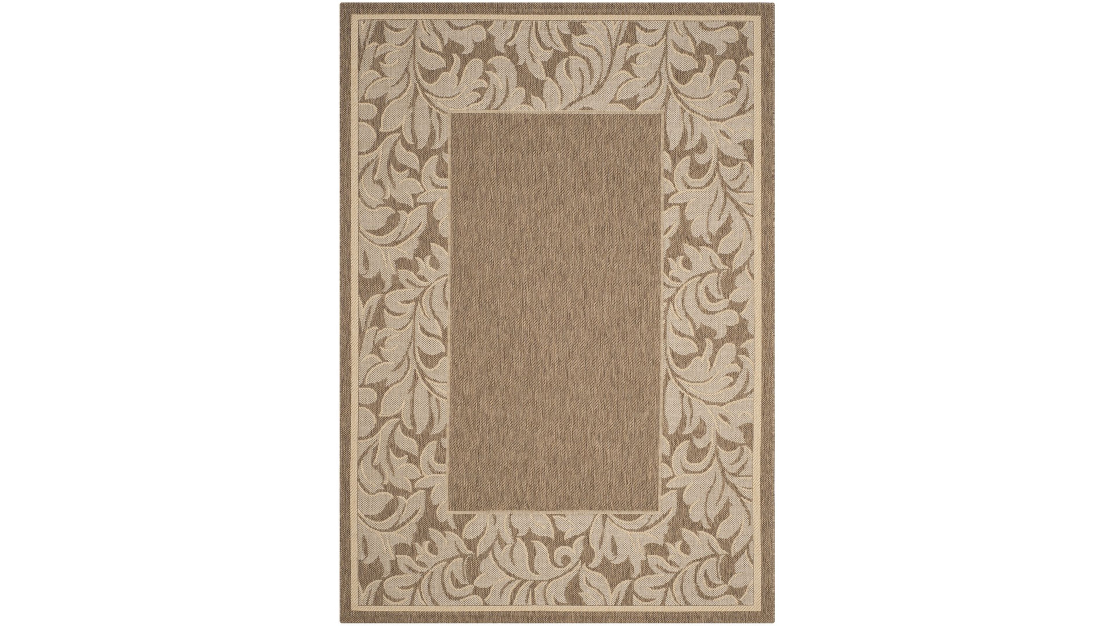 Safavieh Courtyard CY2666 Brown and Natural 8' x 11' Outdoor Area Rug