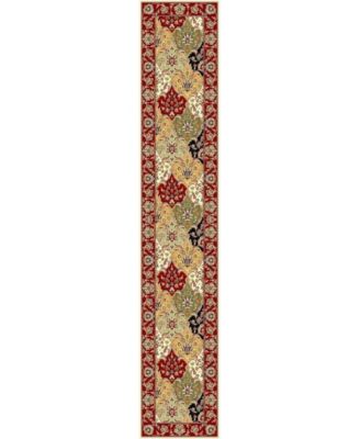 Lyndhurst Multi and Red 2'3" x 6' Runner Area Rug