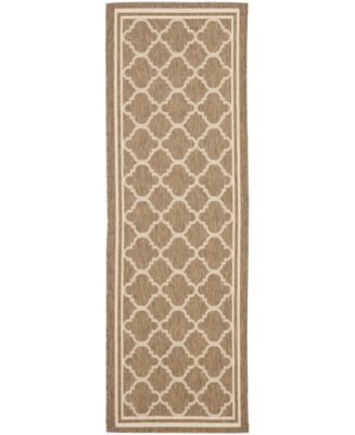 Safavieh Courtyard CY6918 Brown and Bone 2'3