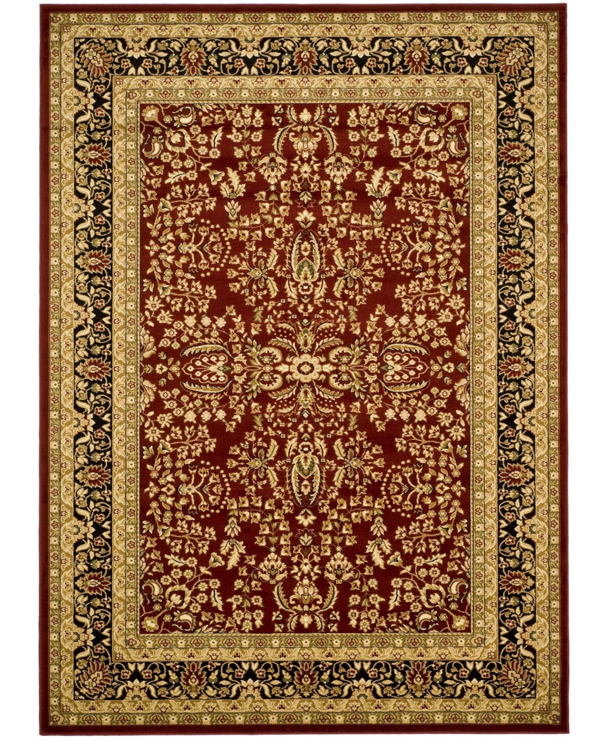Safavieh Lyndhurst Red and Black 12' x 18' Area Rug - Red Group