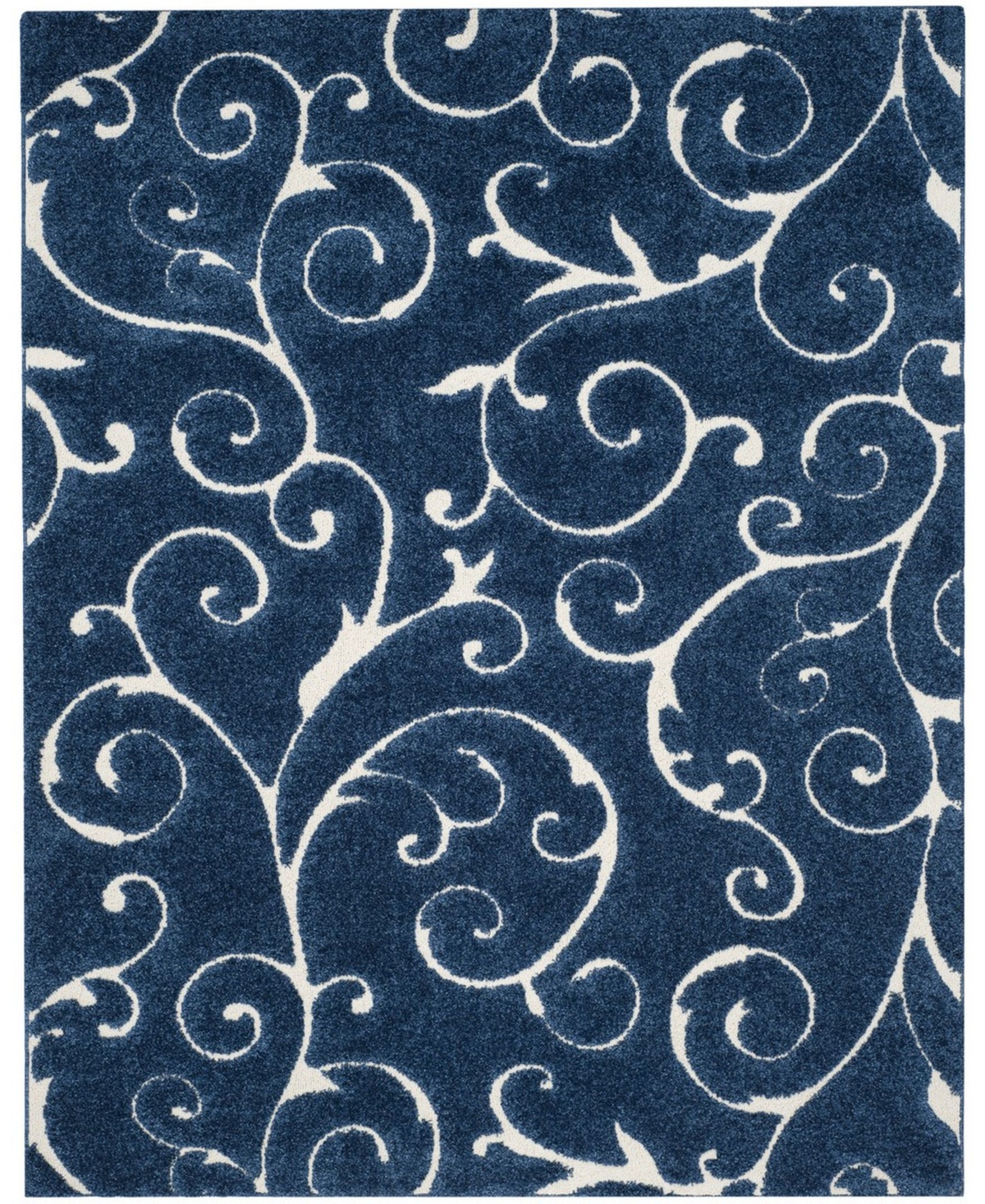 Safavieh Florida Shag SG455 12' Area Rug -Cream