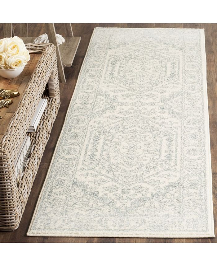 Safavieh Adirondack Ivory and Slate 2'6" x 12' Runner Area Rug Macy's