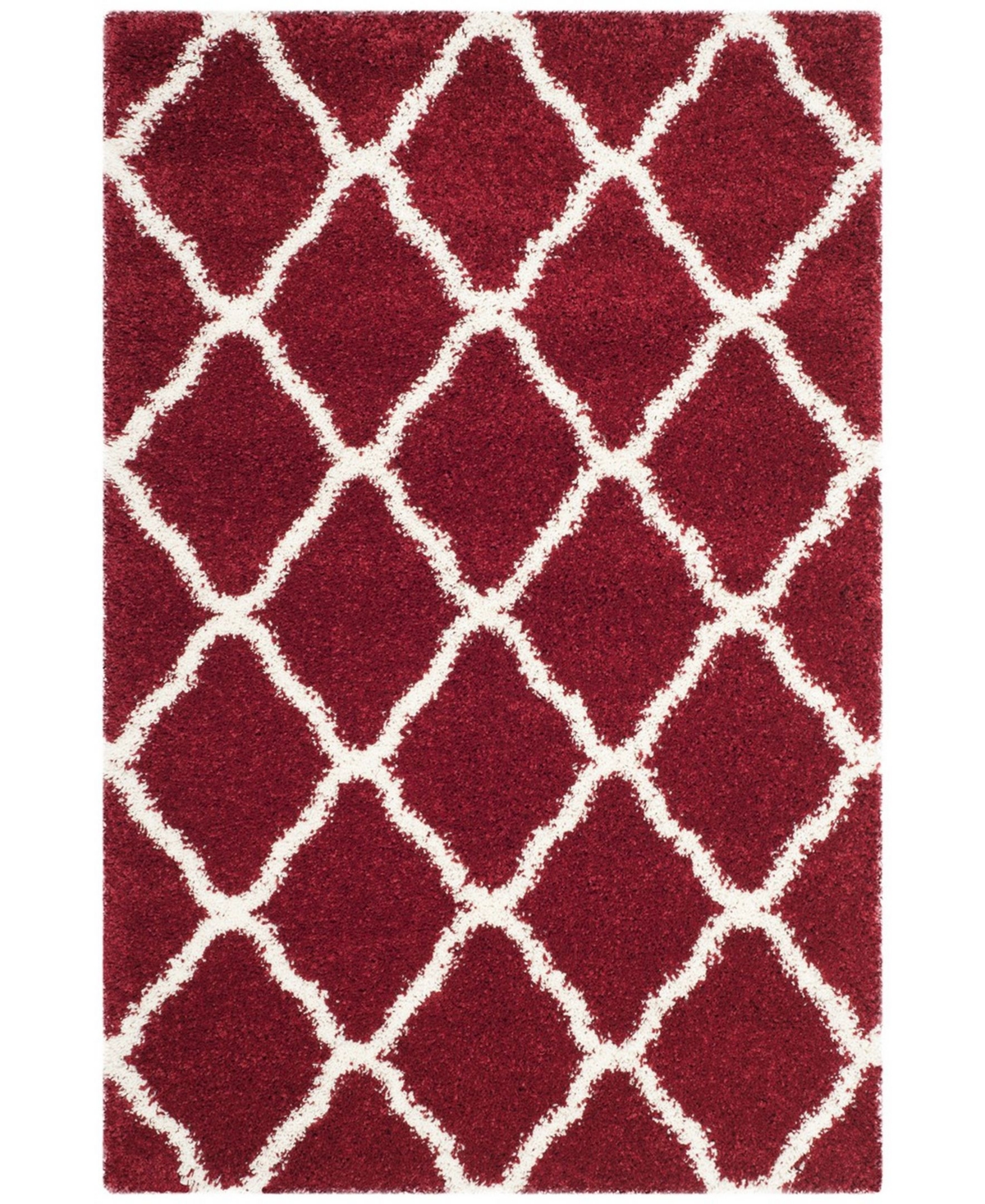Safavieh Hudson 5'1in x 7'6in Area Rug - Red/Ivory
