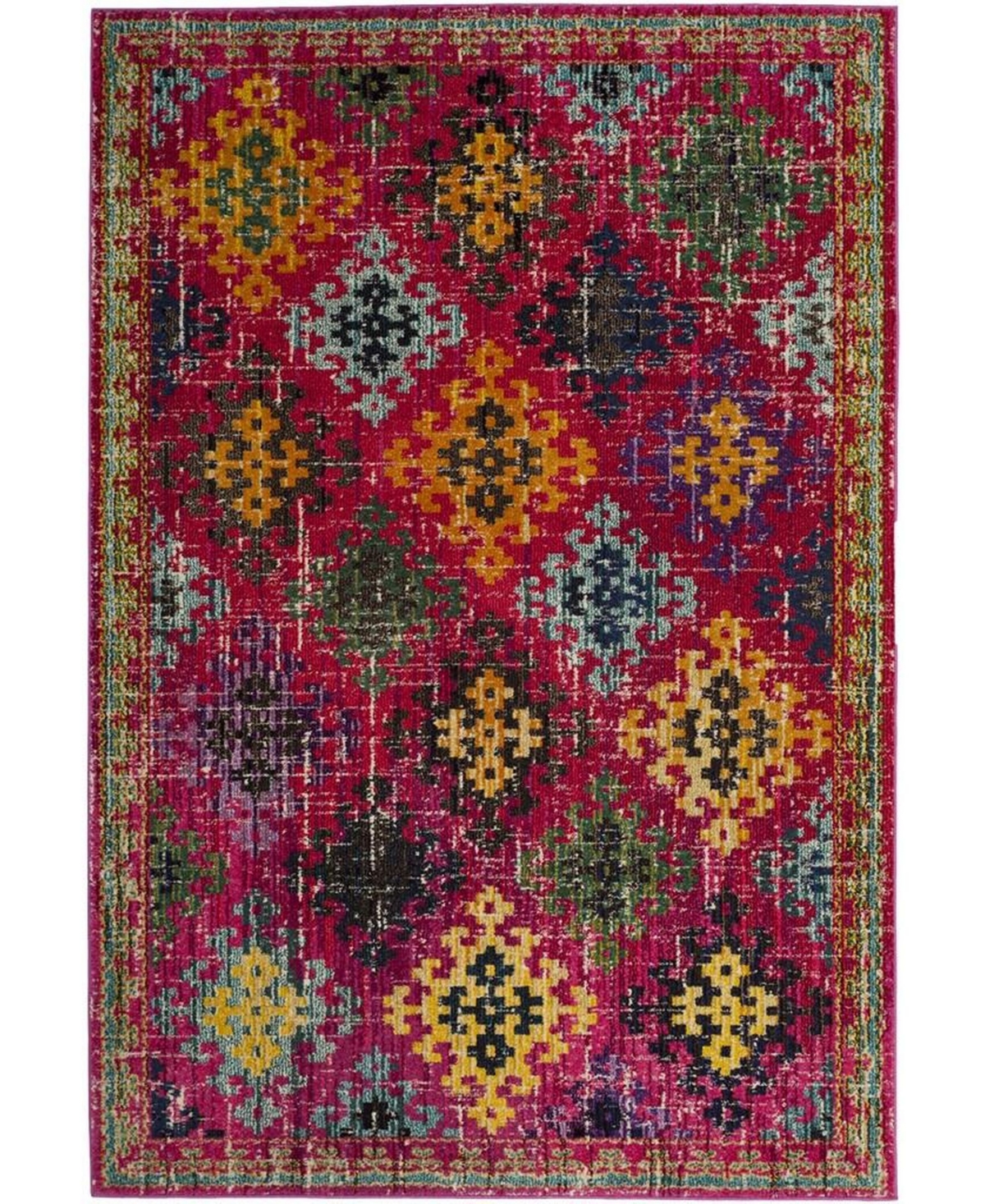 Safavieh Monaco 8' x 10' Area Rug - Fuchsia/Multi