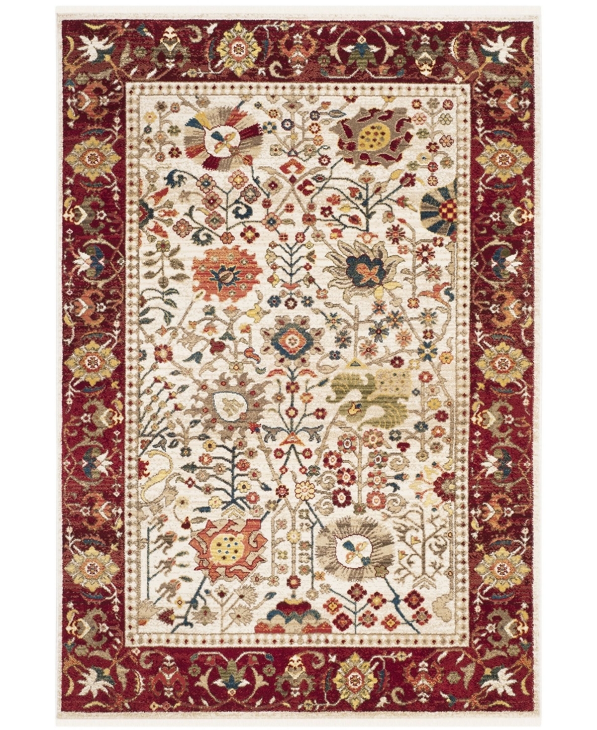 Safavieh Kashan KSN303 Area Rug -red