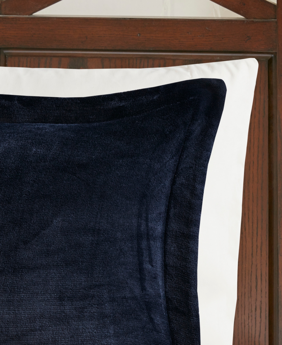 Macy's Alton 4-pc. Comforter Set, Full/queen In Navy,ivory